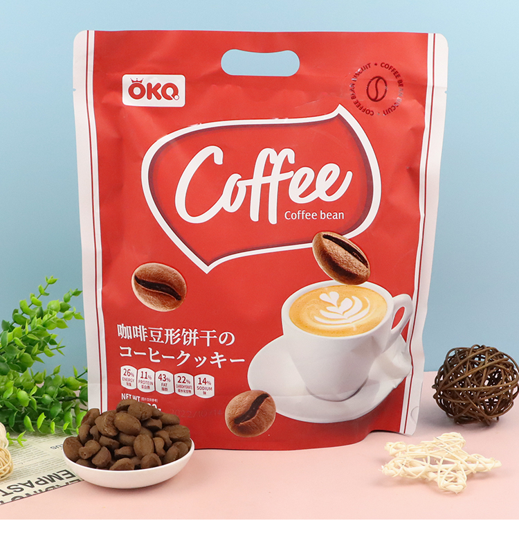 OKQ咖啡豆型饼干200g_饼干_休闲零食_进口美食_综保购- 一家专卖全球好 