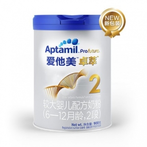 Aptamil爱他美卓萃较大婴儿配方奶粉2段（6-12个月）900g*3