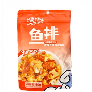 顺伊心鱼排香辣味50g