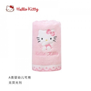 韩国HELLOKITTY凯蒂猫提花毛巾（无甲醇 超柔软）